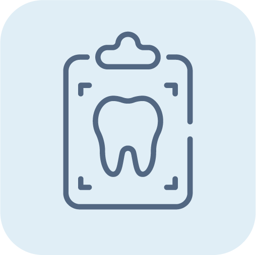 tooth clipboard icon